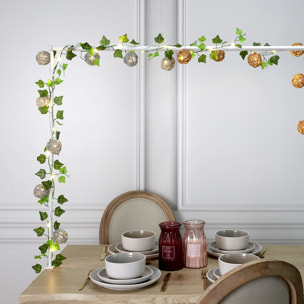 Guirlande Feuille 20 Led 2m