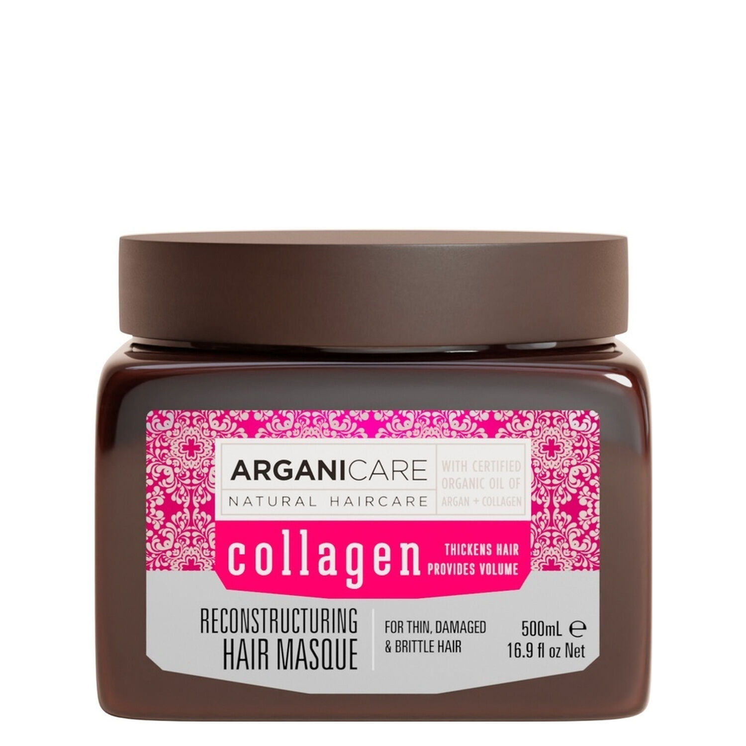 Collagen - Masque Redensifiant - Cheveux Fins, Dévitalisés et sans Volume 500 ml