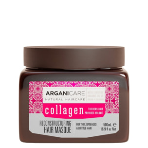 Collagen - Masque Redensifiant - Cheveux Fins, Dévitalisés et sans Volume 500 ml