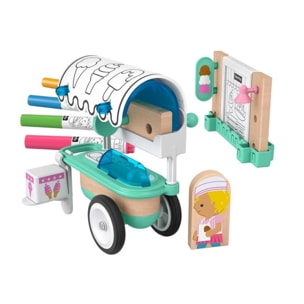 Fisher-Price Wonder Maker il Carrello del Gelato Set da Costruzione con più di 15 Pezzi 3+ Anni Fisher-Price Multicolor