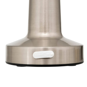 Lampe USB d'extérieur led "Halto" argent H21,5cm