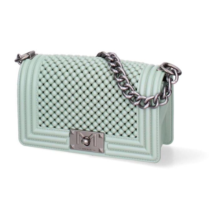 Borsa a mano da donna - Modello False - 100% Pvc - 11.0 x 19.0 x 6.5 cm