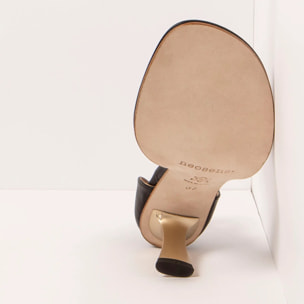 Sandalias con tacón S3193 NAPPA BLACK/ ALBANA color Black