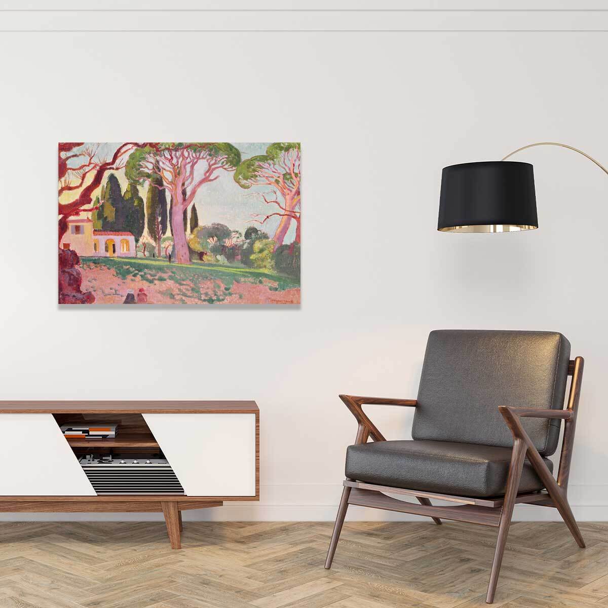 Tableau célèbre la chapelle de cannes de maurice denis  Tableau alu Dibond