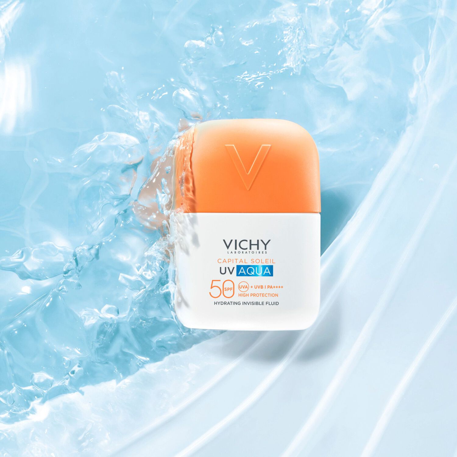 Capital Soleil UV-Aqua SPF50 - Fluide visage Invisible Hydratant