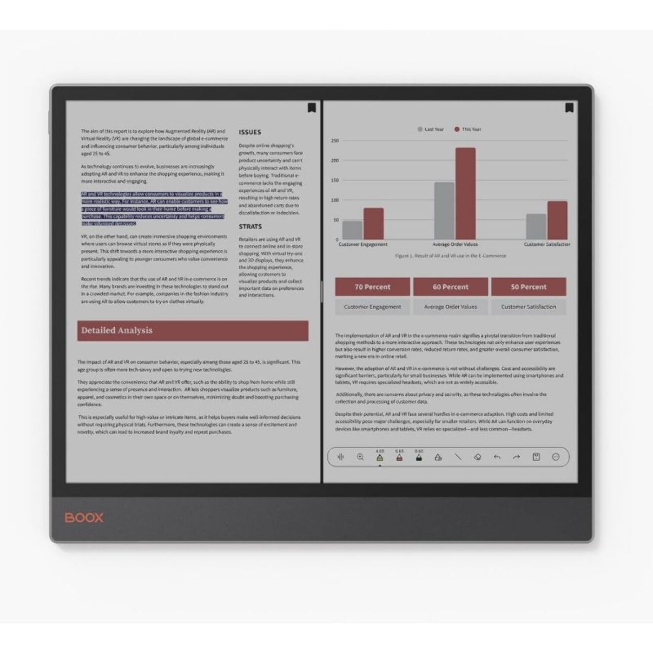 Bloc-notes numérique BOOX Tab X C 13.3''