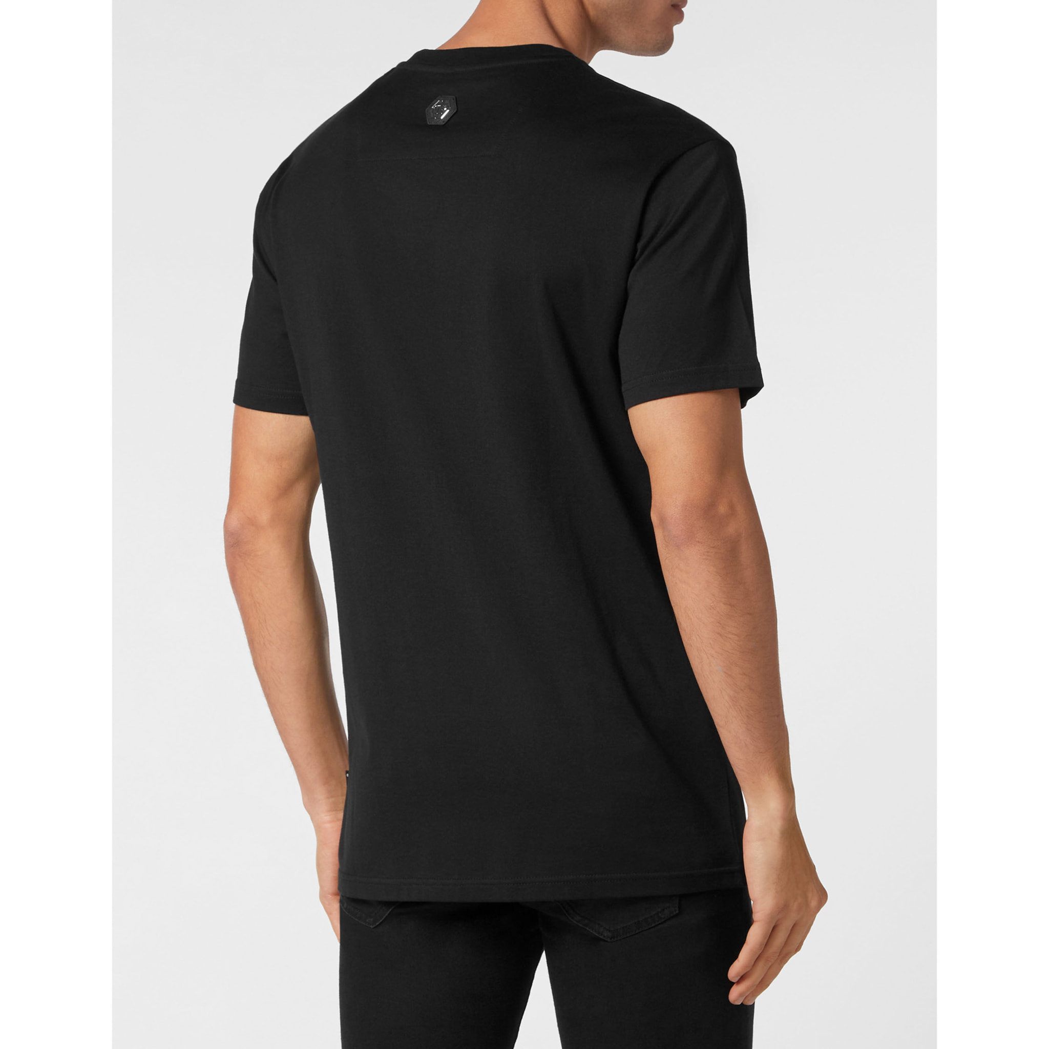 PHILIPP PLEIN Camiseta de cuello redondo y manga corta TATTOO
