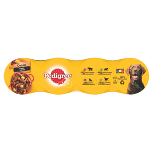 PEDIGREE 24 Boîtes en sauce 4 variétés pâtée pour chien 400g (6x4)