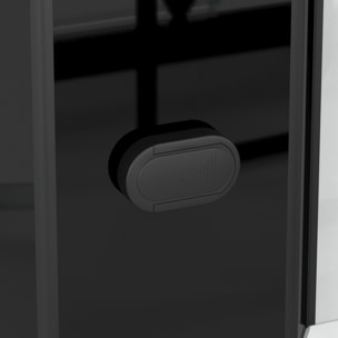 Cabine de douche rectangle 115x90x218 cm - Fonction HAMMAM, Jets Hydromassants, Led et Bluetooth