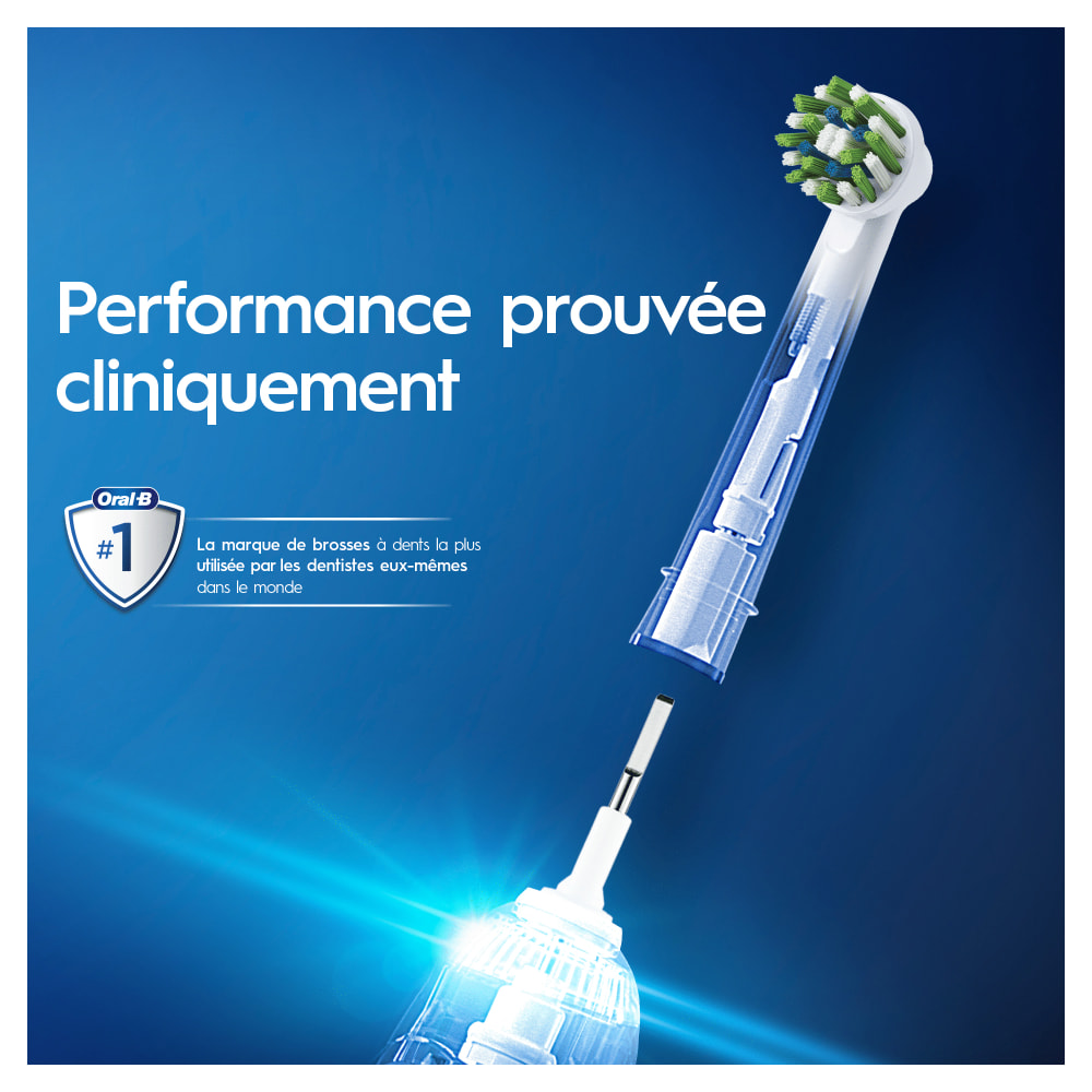 Oral-B CrossAction Avec CleanMaximiser, 8 Brossettes