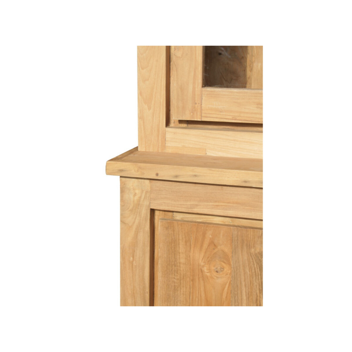 Vaisselier en bois massif de Teck recyclé - DAVE