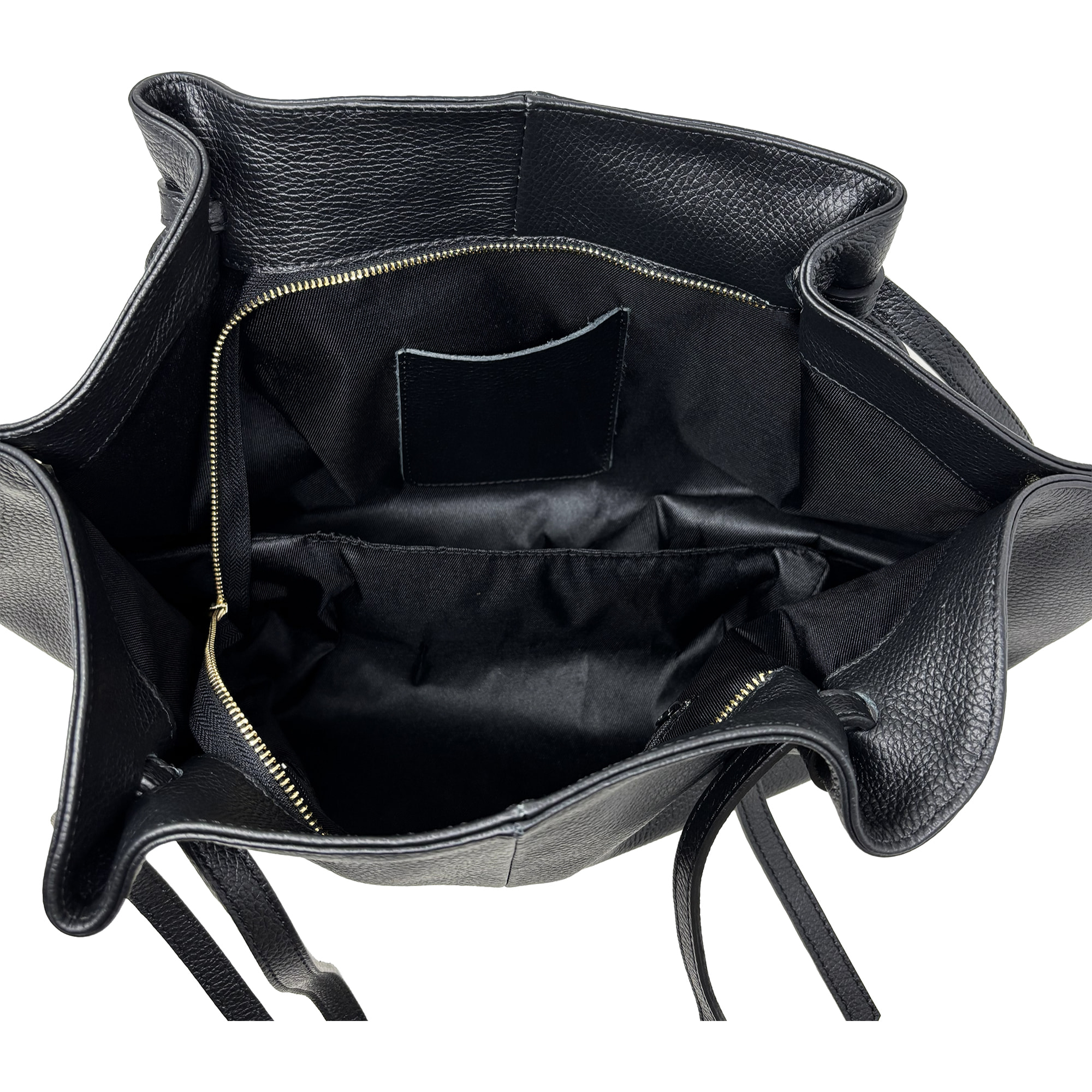 Borsa a Mano Shopper in Vera Pelle Dollaro Made in Italy