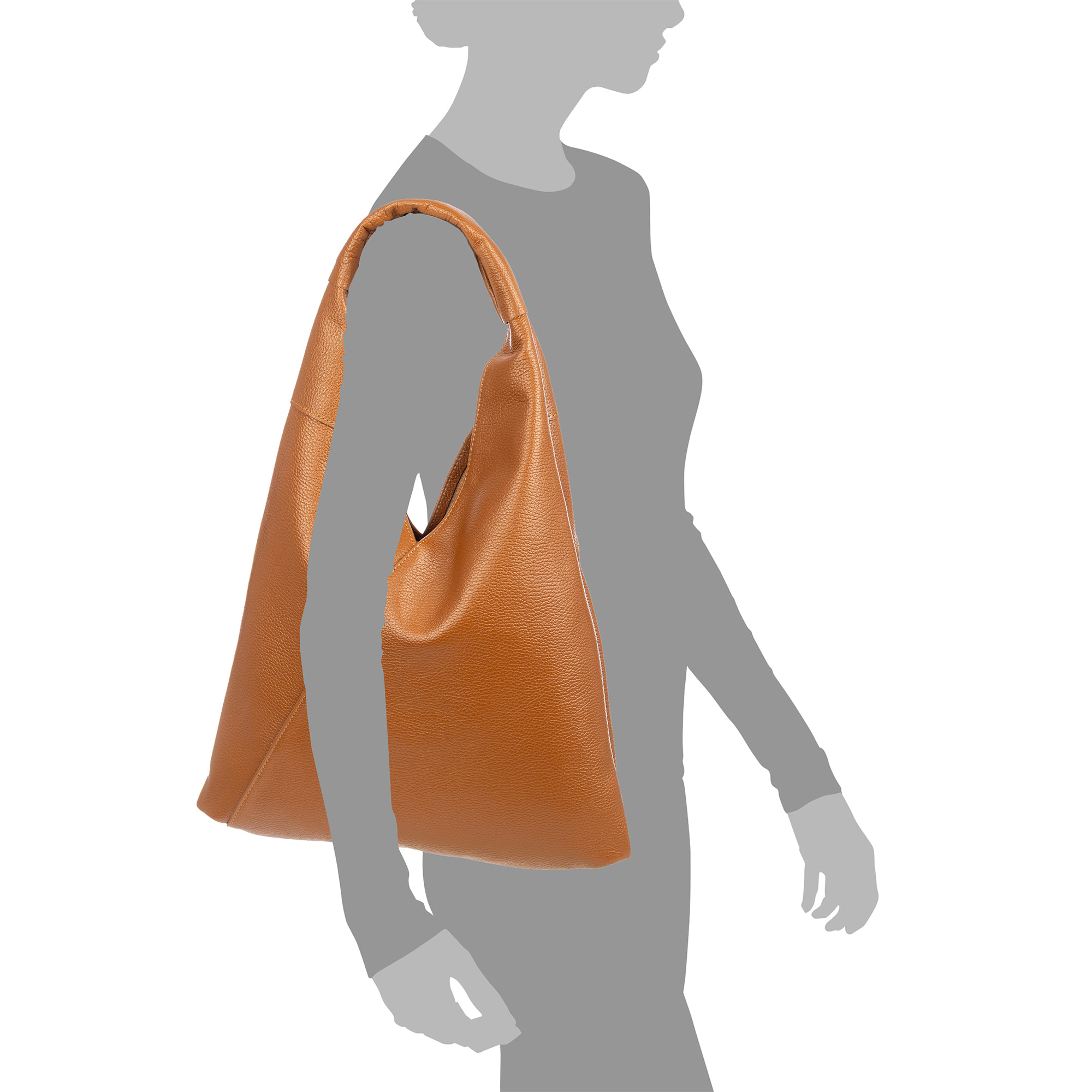 Agnana borsa shopper donna. Pelle autentica Dollaro.