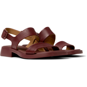 Sandalias - CAMPER Dana - Burdeos - Cuero liso
