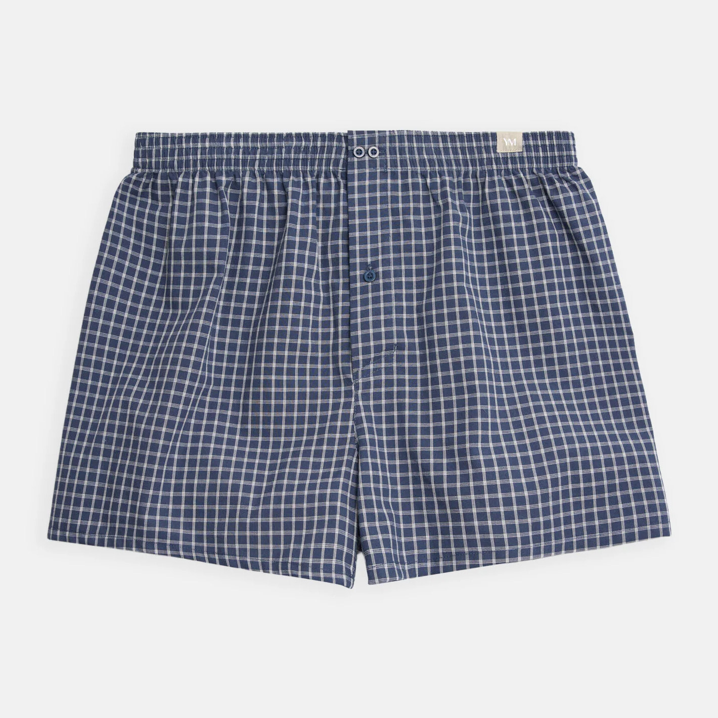 Apertura in tessuto boxer con stampa a quadri