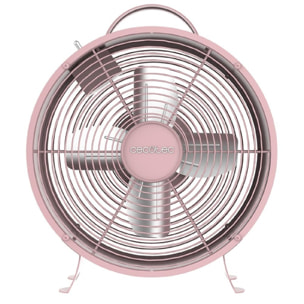 Cecotec Ventilador de sobremesa EnergySilence 400 RetroDesk Pink Cecotec