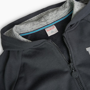 Chaqueta felpa con capucha de niño -BCI