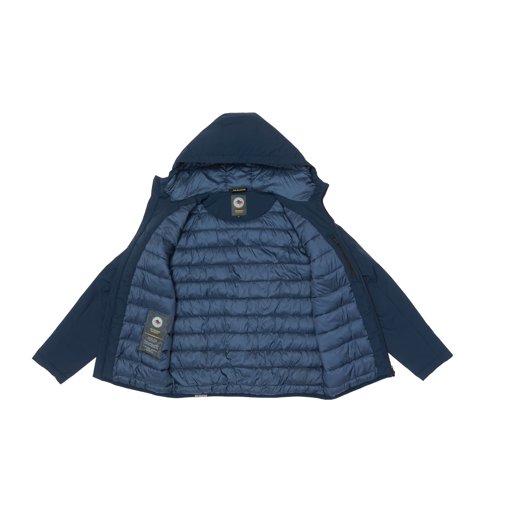 Chaqueta Hot Buttered Smithers acolchada con capucha Azul marino