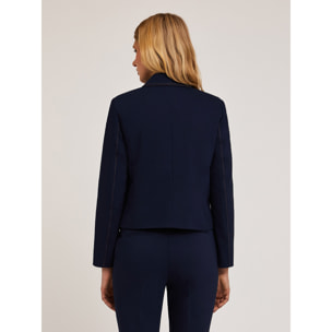 Motivi - Giacca in cotone con maxi bottoni - Blu