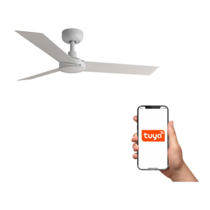 CRUISER S Ventilateur de plafond blanc TUYA