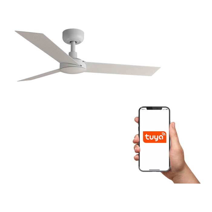CRUISER S Ventilateur de plafond blanc TUYA