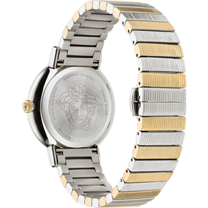 Versace Reloj Analógico De Cuarzo Greca Chic