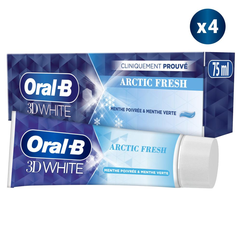 4 Dentifrices Oral-B Arctic Fresh 75 ml