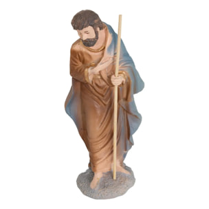 Santon pour crèche de Noël H.20cm résine assorti