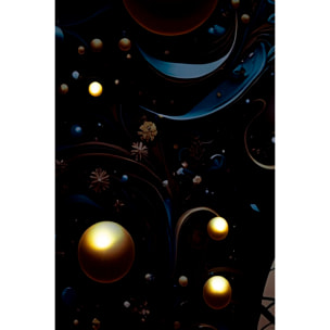 STAMPA C/LED SU TELA LACCATA C/CORNICE MINERVA -A- CM 60X3,5
X90