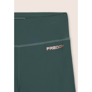 Leggings sportivi a zampa con vita alta e tasca interna