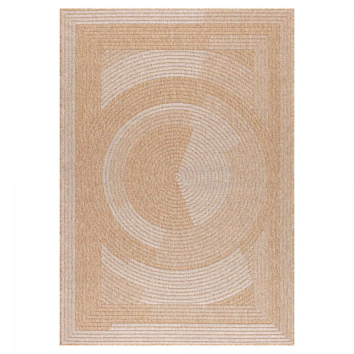 Tapis extérieur tissé kilim rond DOJO