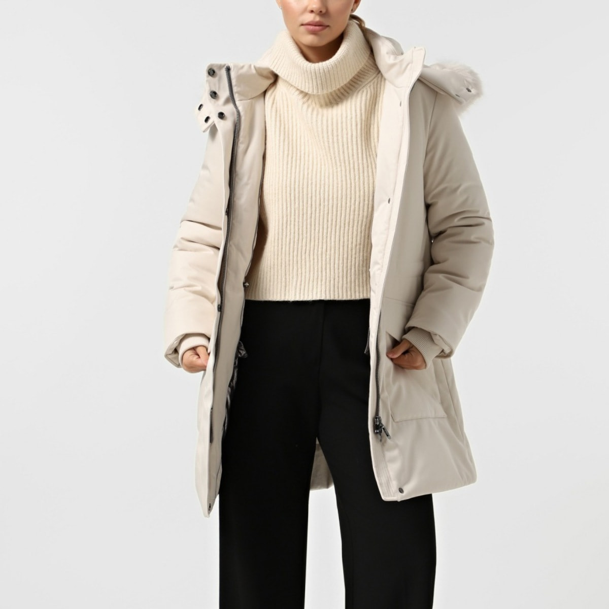 Abrigos Mujer de la marca GEOX  modelo W SPHERICA BEIS