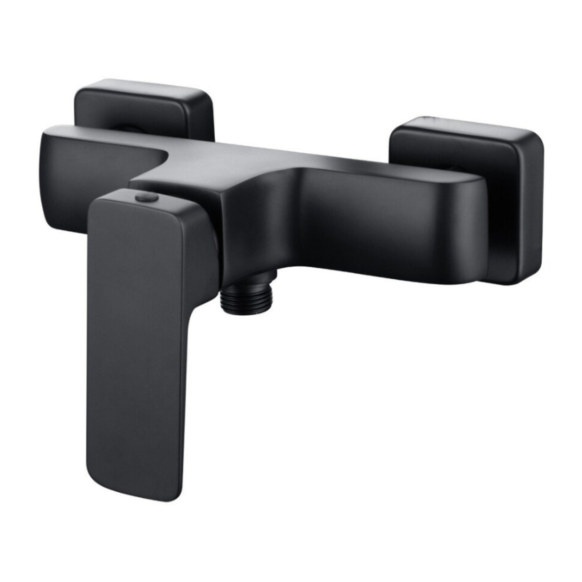 Brevis mitigeur de douche mural 150 mm à levier, sans ensemble de douche, noir mat (SATBSBRE268C)