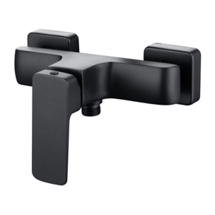 Brevis mitigeur de douche mural 150 mm à levier, sans ensemble de douche, noir mat (SATBSBRE268C)