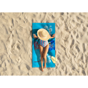 Telo Mare Grande 100x180 Spugna Maui Fantasy Geko D18