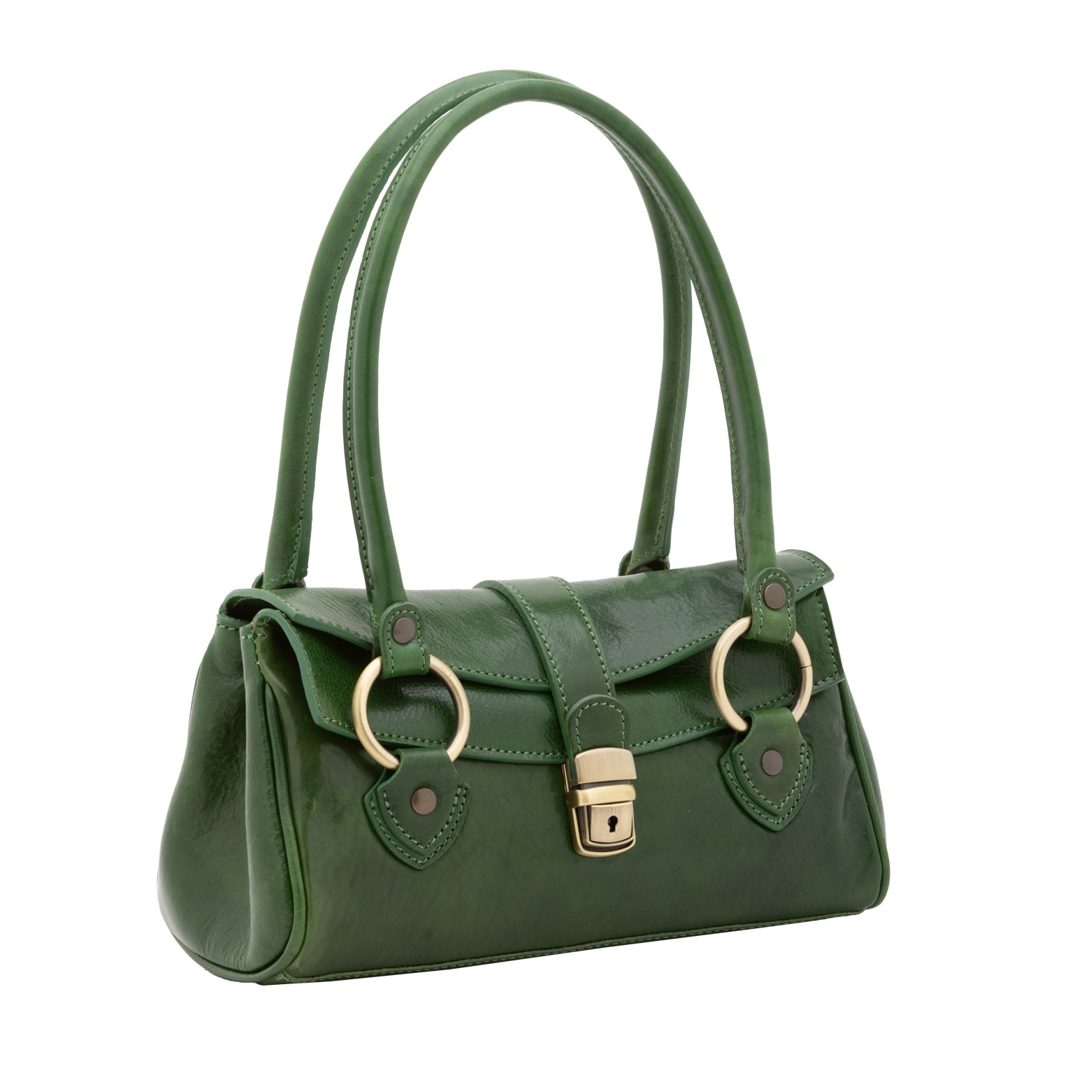 Borsa a mano da donna - Modello False - 100% pelle - 29.0 x 15.0 x 12.0 cm