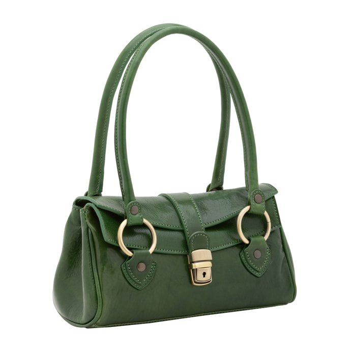 Borsa a mano da donna - Modello False - 100% pelle - 29.0 x 15.0 x 12.0 cm