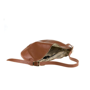 Borsa a spalla da donna Made in Italy - Modello Aveline - 100% pelle - 45.0 x 24.0 x 8.0 cm