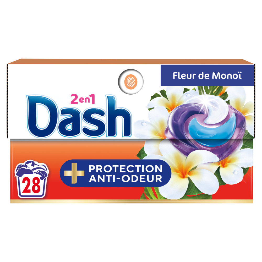 4x28 Pods Fleurs de Monoï - Lessive en Capsules Dash