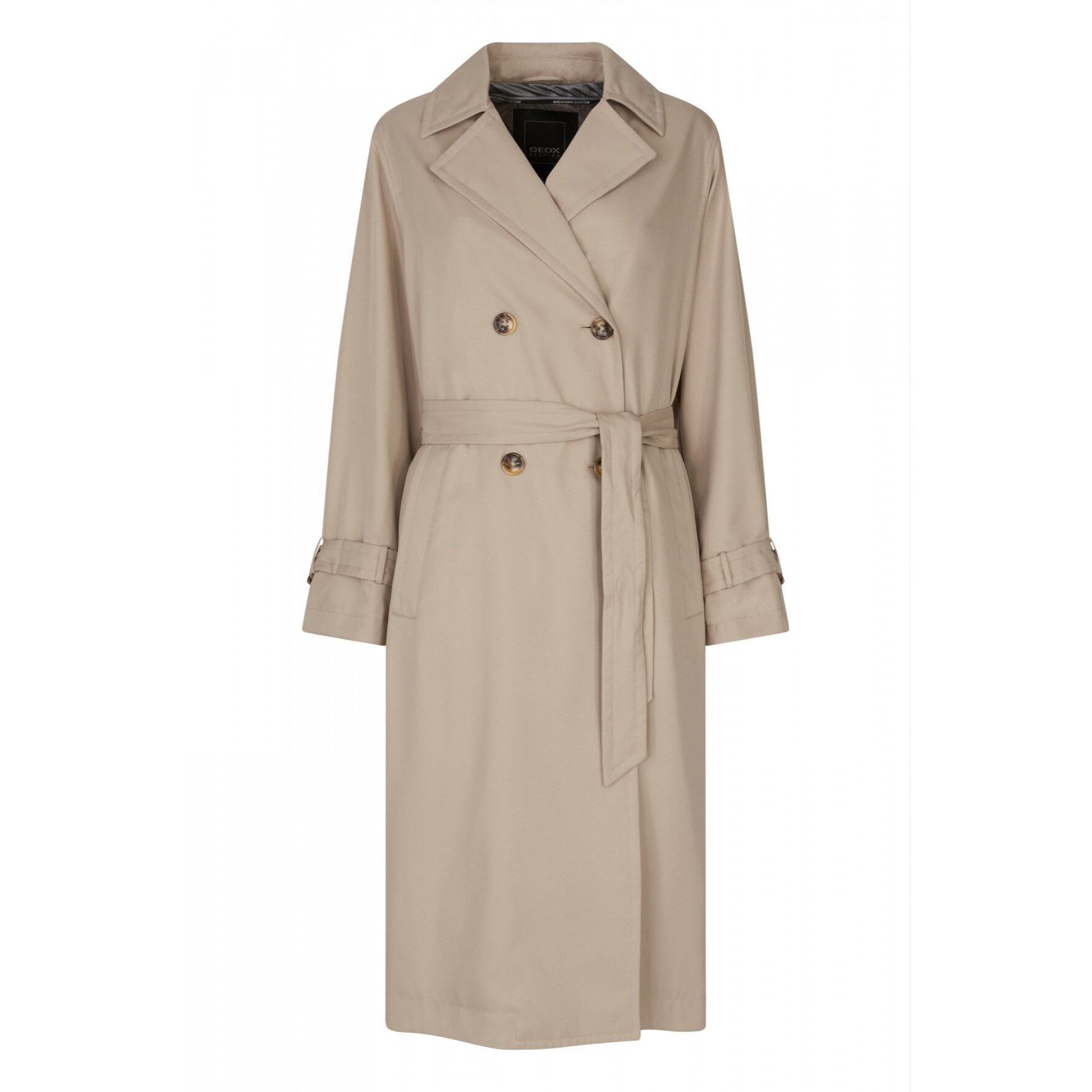 Gabardina Mujer de la marca GEOX  modelo W TOPAZIO TRENCH Beige