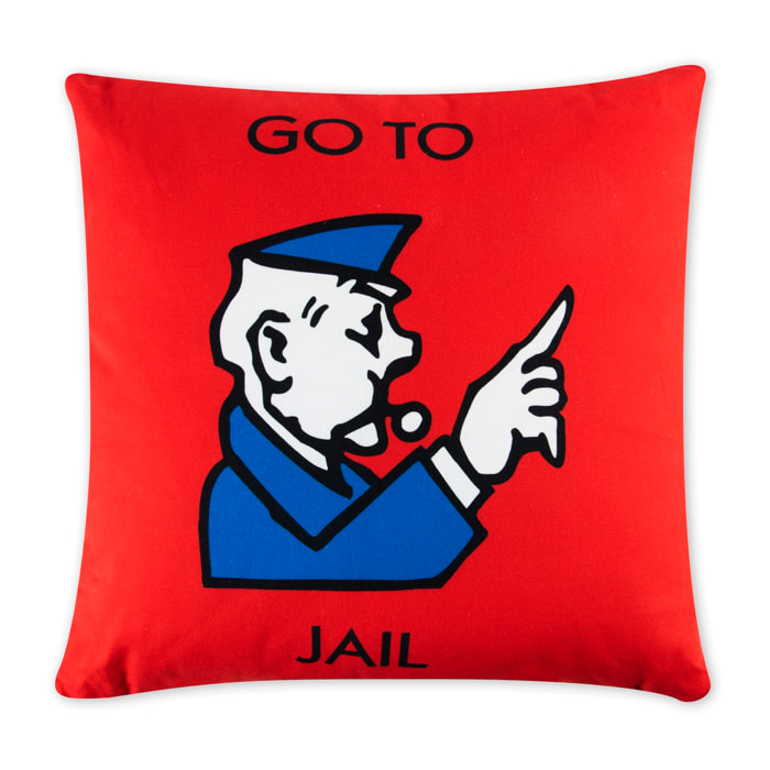 Cuscino 45x45 Excelsa – Monopoly Cotone Rosso