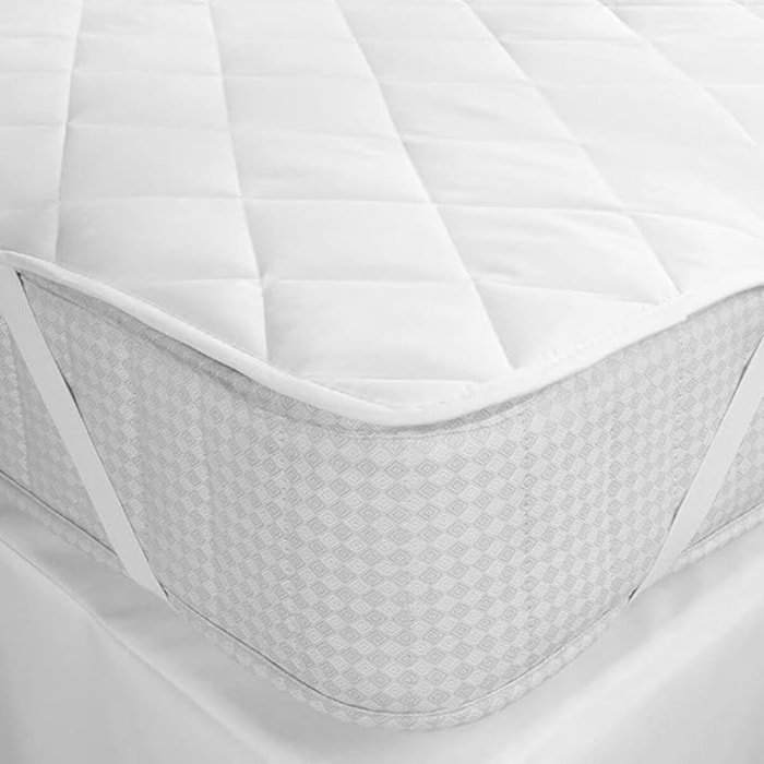 Topper Imbottito con Angoli Elastici