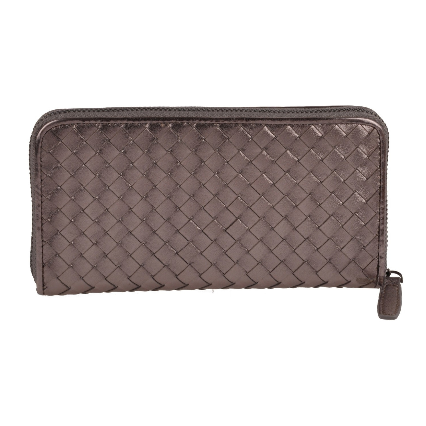 Portafogli Donna colore Marrone-in pelle Made in Italy L20 cm X W11 cm X H2 cmcm