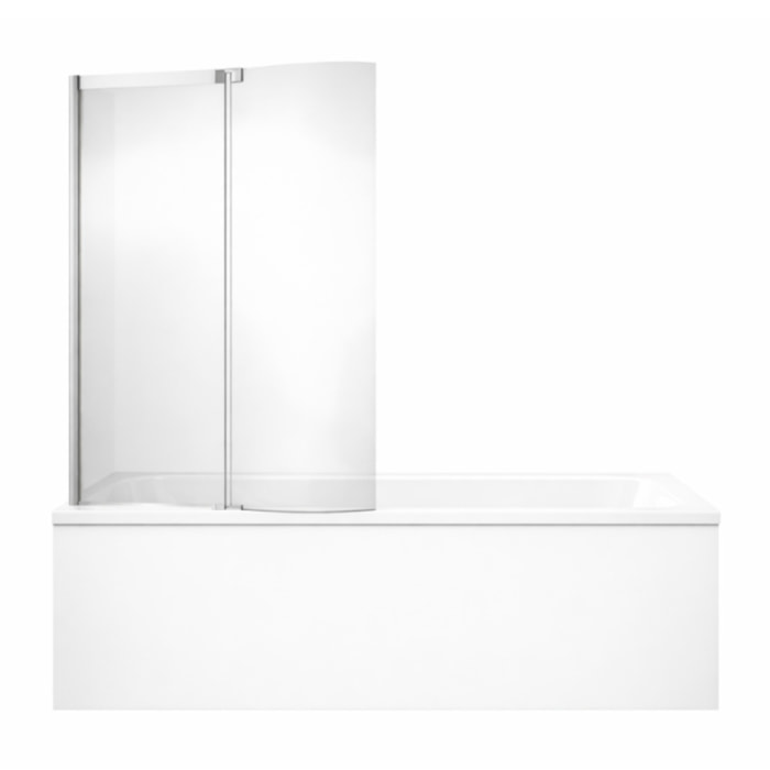 Tablier de baignoire installation en niche blanc mat + pare bain Malice