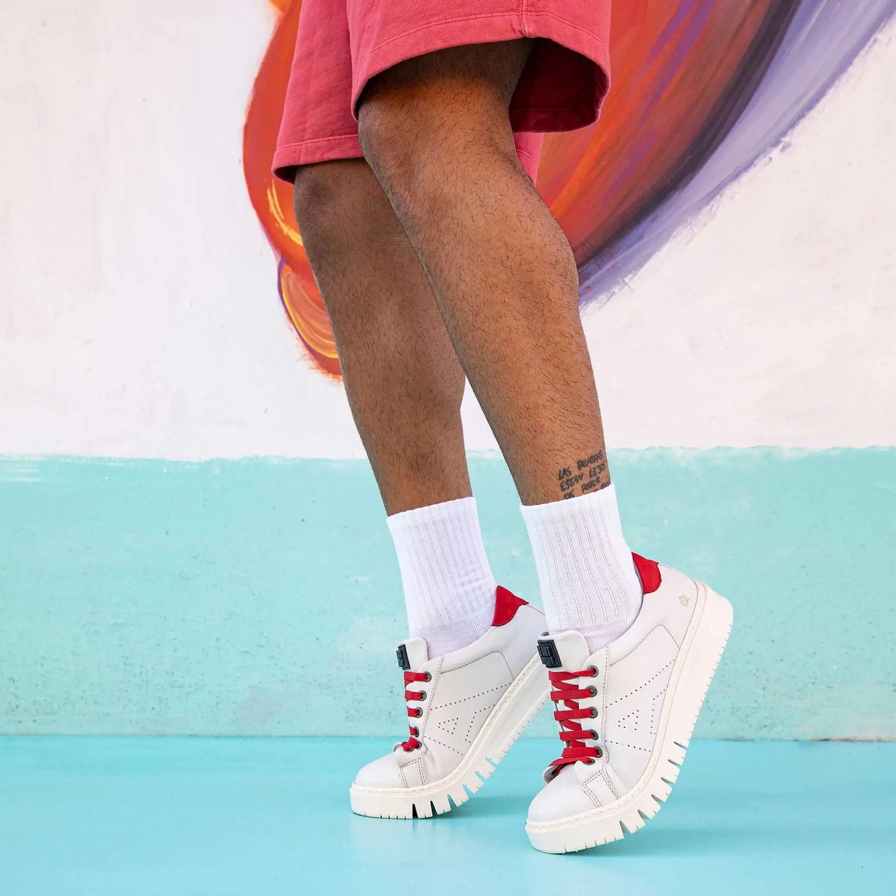 Zapatos 1786 NAPPA CREAM-RED/ BELLEVILLE color Cream-red