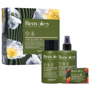 ALFAPARF MILANO Set Benvoleo Glossy Shampoo 275ml + Conditioner 200ml + Shower & Shampoo 80gr