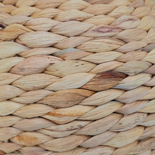 Lampe à poser boule "Sand" jacinthe beige H37cm