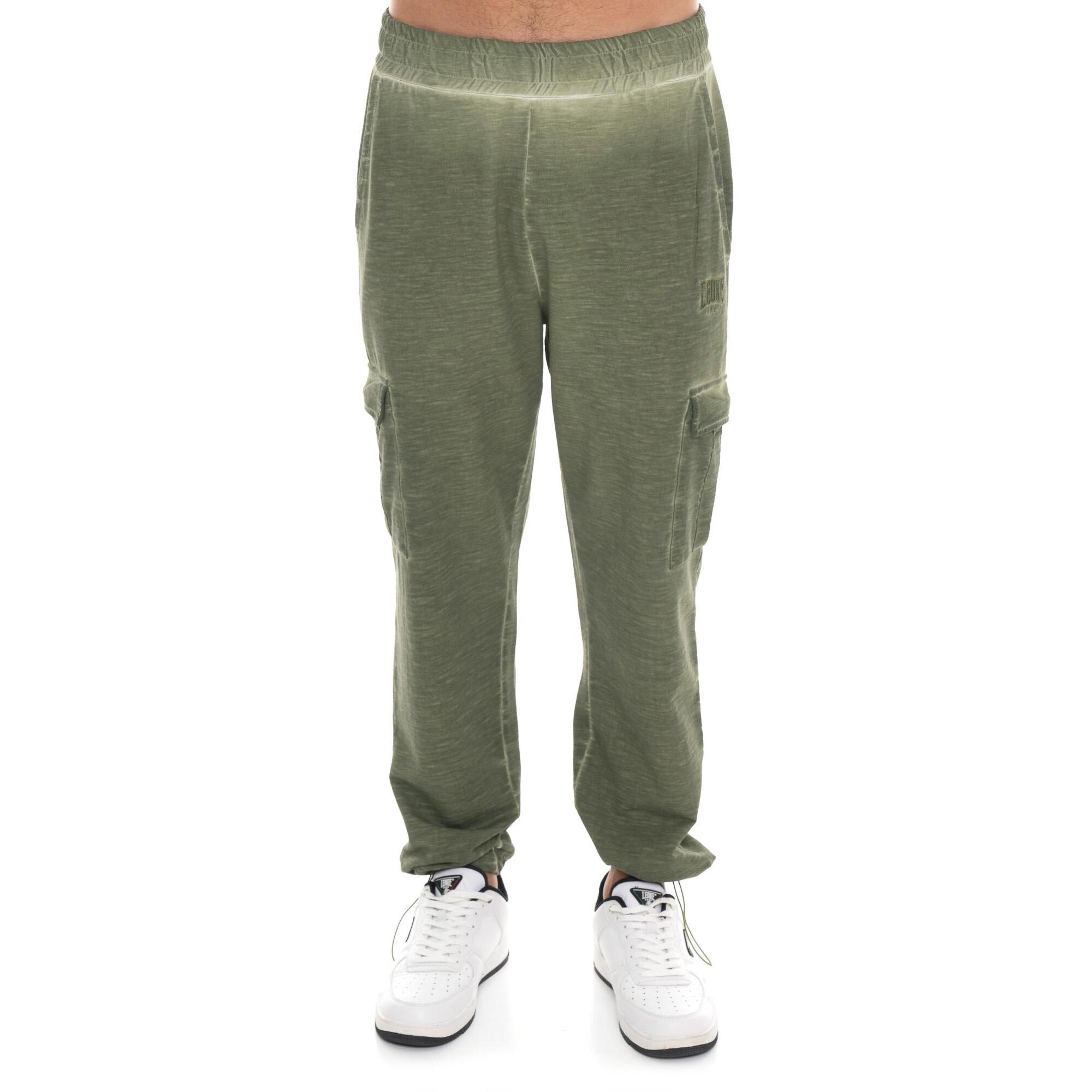 Pantalones deportivos de lavado antiguo para hombre
