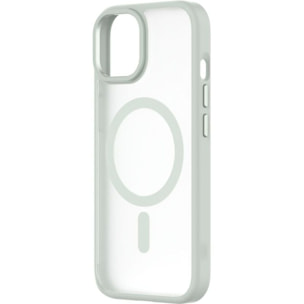 Coque bumper QDOS Iphone 15 Hybrid soft SNAP MagSafe Vert