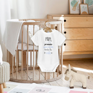 Body bebé personalizado frases algodón